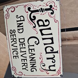 Metal Laundry Sign